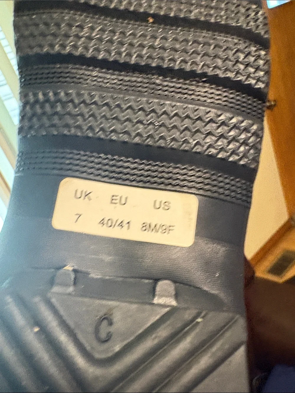 Hunter Navy Tall Rain Boots with Buckle